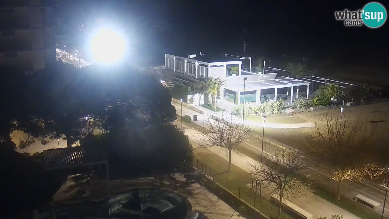 Webcam en vivo playa Bibione – vista desde Ashanti ApartHotel