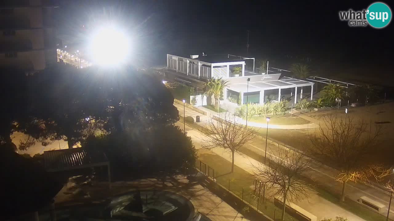 Webcam en vivo playa Bibione – vista desde Ashanti ApartHotel