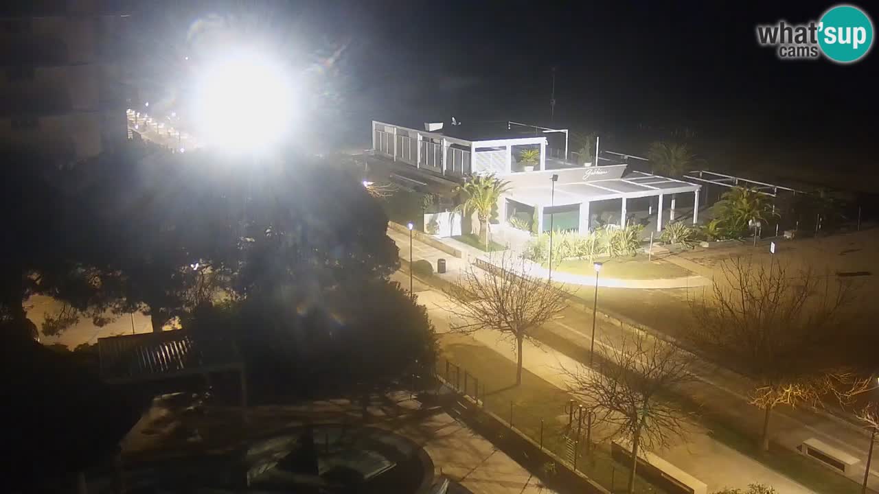 Webcam en vivo playa Bibione – vista desde Ashanti ApartHotel