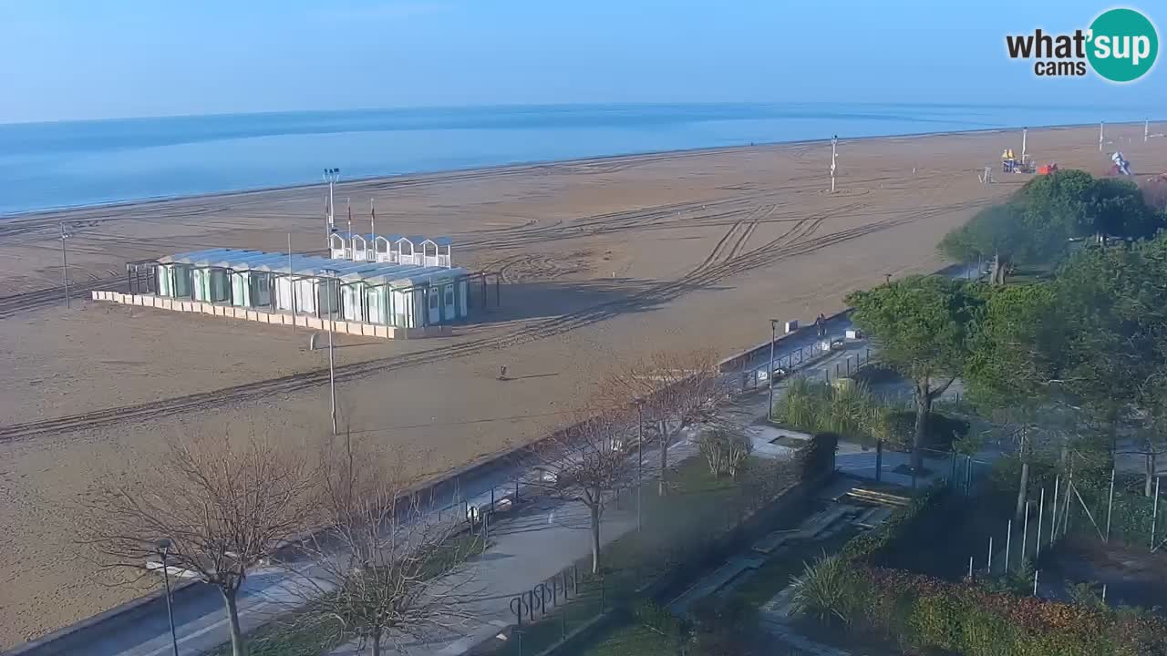 Webcam en vivo playa Bibione – vista desde Ashanti ApartHotel