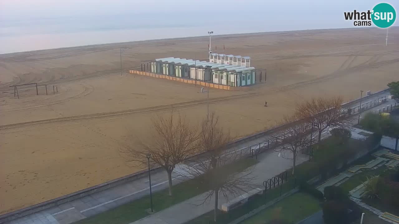 Web kamera Bibione plaža – pogled sa Ashanti ApartHotela