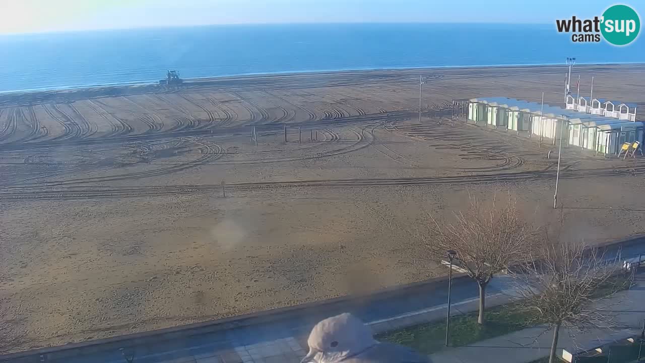 Webcam en vivo playa Bibione – vista desde Ashanti ApartHotel