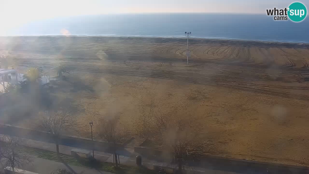 Webcam en direct plage de Bibione – vue depuis Ashanti ApartHotel