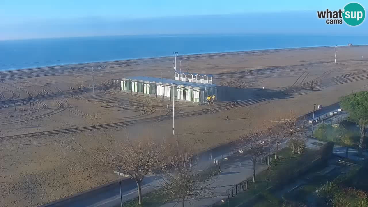 Webcam en direct plage de Bibione – vue depuis Ashanti ApartHotel