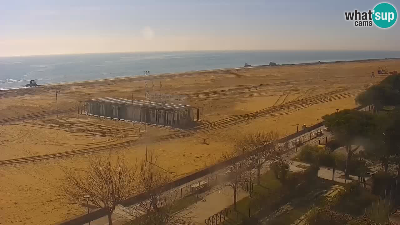 Web kamera Bibione plaža – pogled sa Ashanti ApartHotela