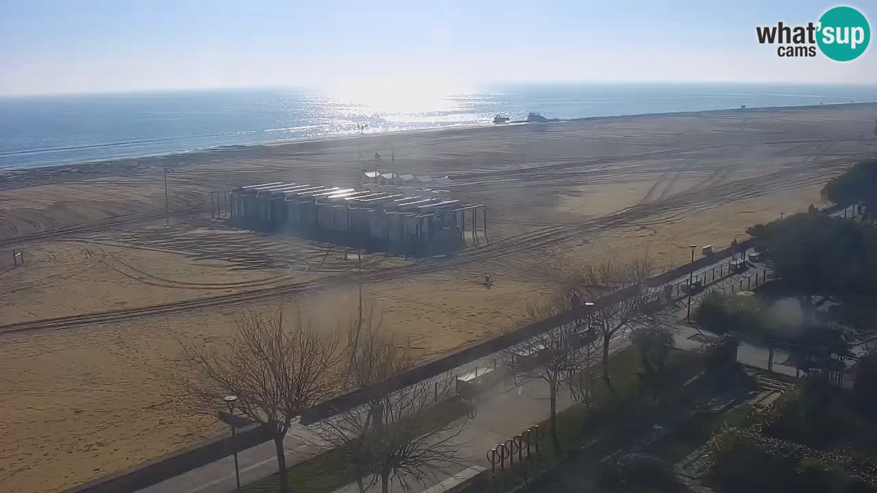Web kamera Bibione plaža – pogled sa Ashanti ApartHotela