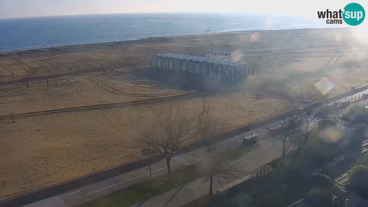 Webcam en vivo playa Bibione – vista desde Ashanti ApartHotel