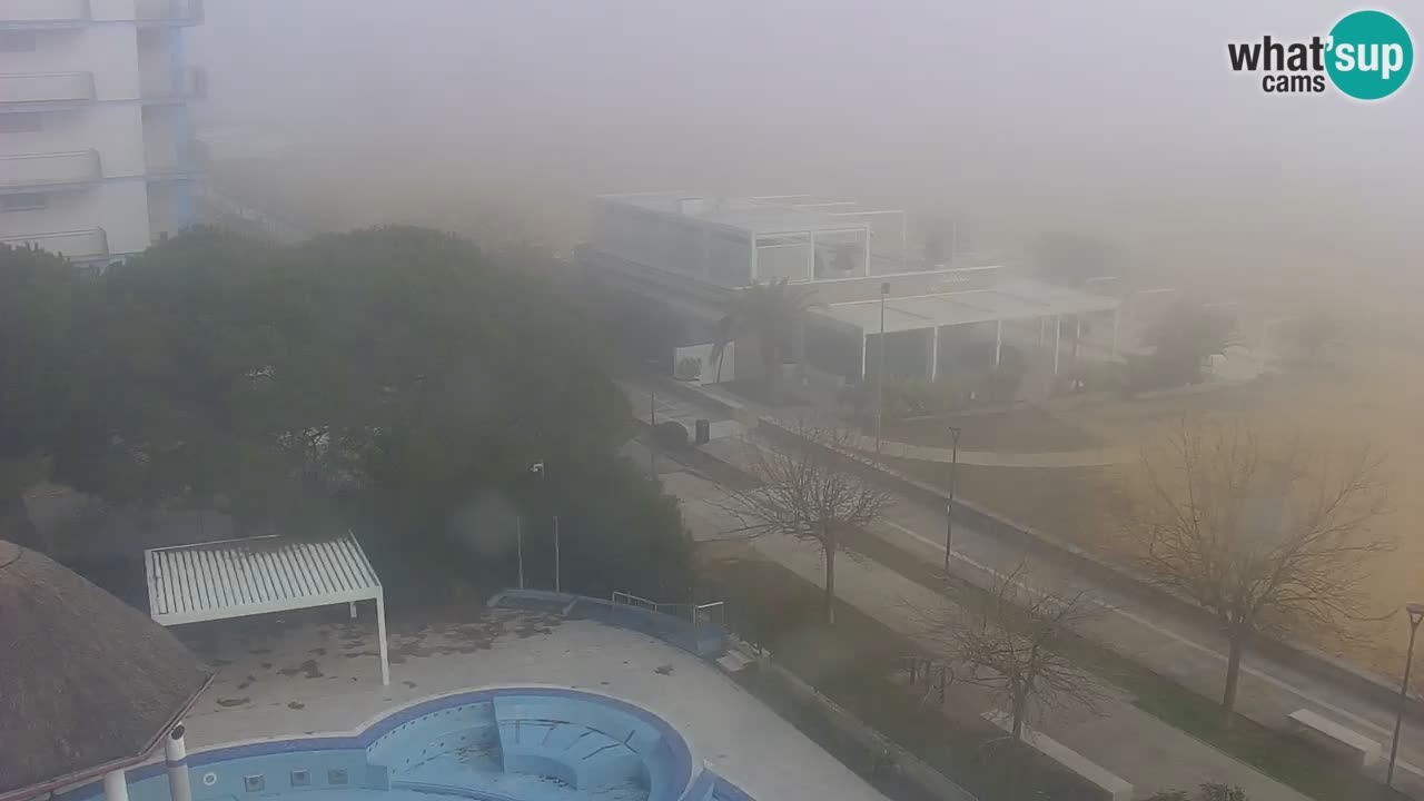 Webcam en vivo playa Bibione – vista desde Ashanti ApartHotel