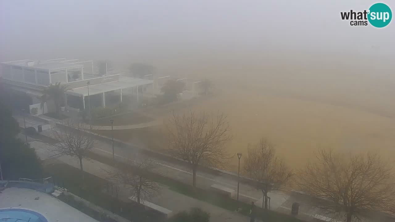 Webcam en direct plage de Bibione – vue depuis Ashanti ApartHotel