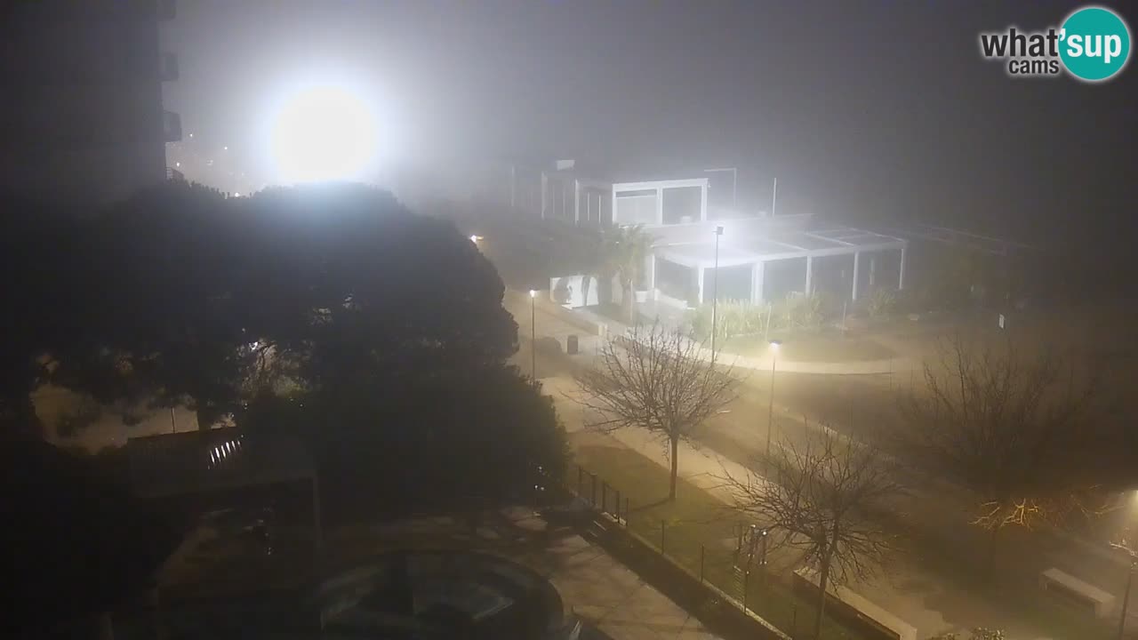 Webcam en direct plage de Bibione – vue depuis Ashanti ApartHotel