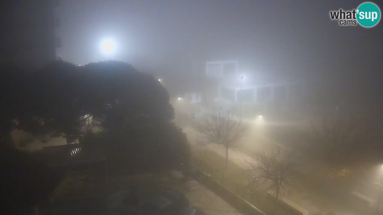 Webcam en direct plage de Bibione – vue depuis Ashanti ApartHotel