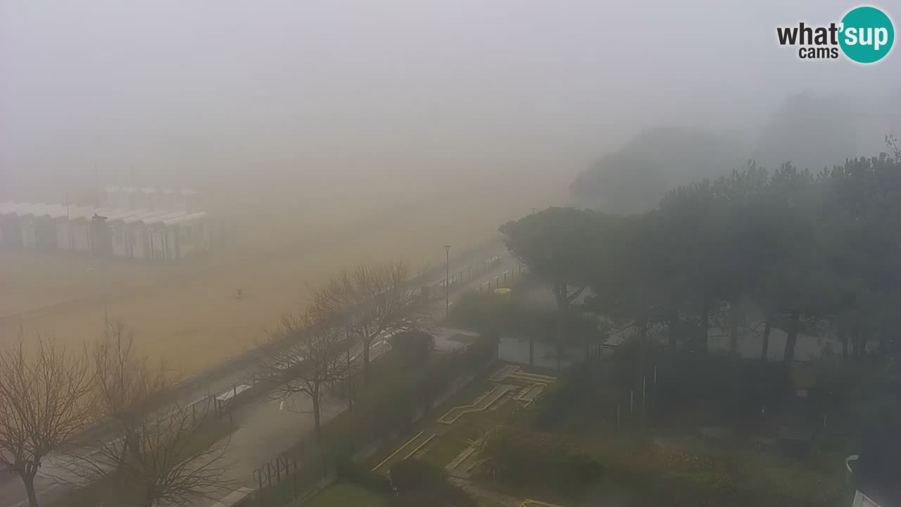 Webcam en direct plage de Bibione – vue depuis Ashanti ApartHotel