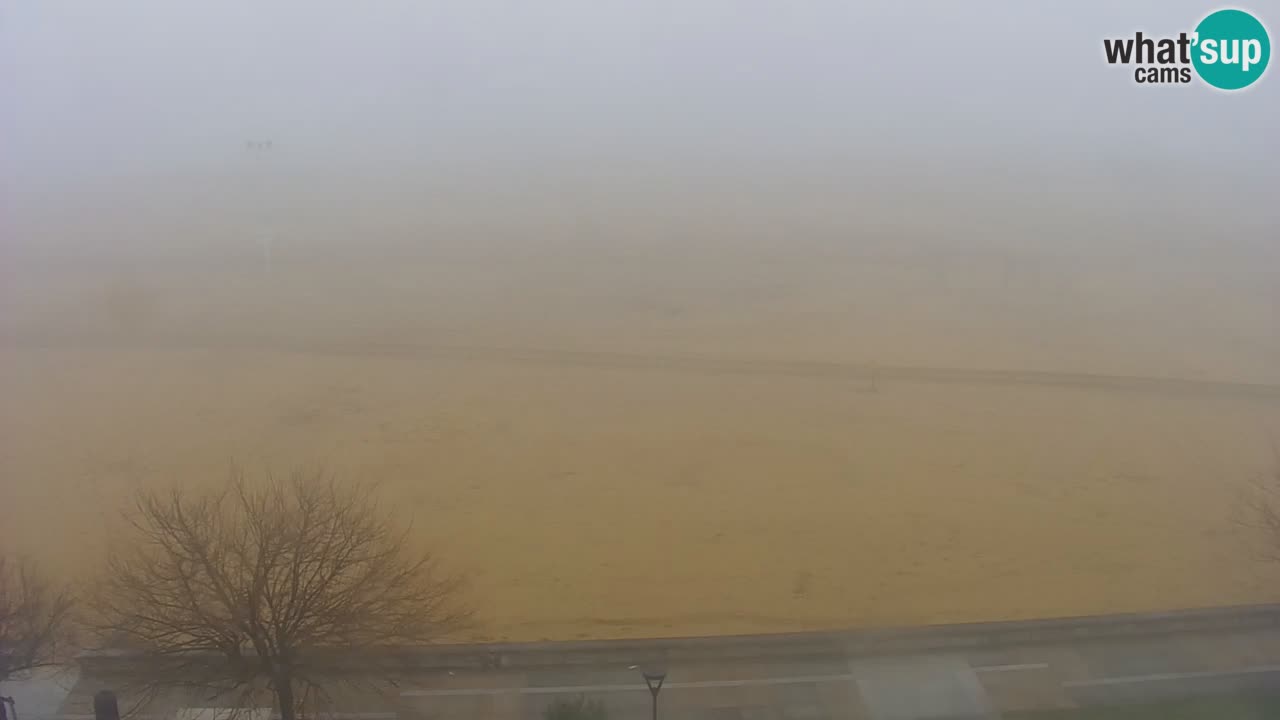 Webcam en direct plage de Bibione – vue depuis Ashanti ApartHotel