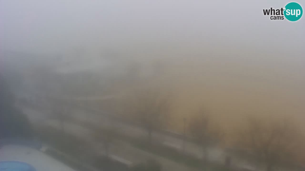 Web kamera Bibione plaža – pogled sa Ashanti ApartHotela