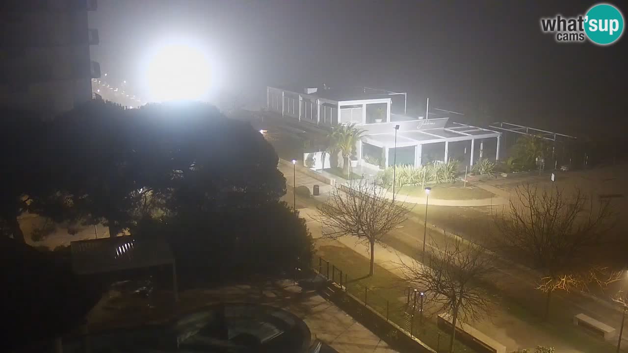 Webcam en direct plage de Bibione – vue depuis Ashanti ApartHotel