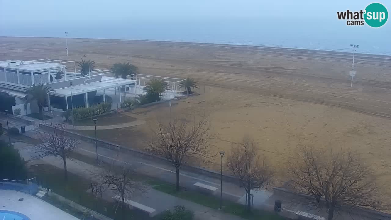 Web kamera Bibione plaža – pogled sa Ashanti ApartHotela