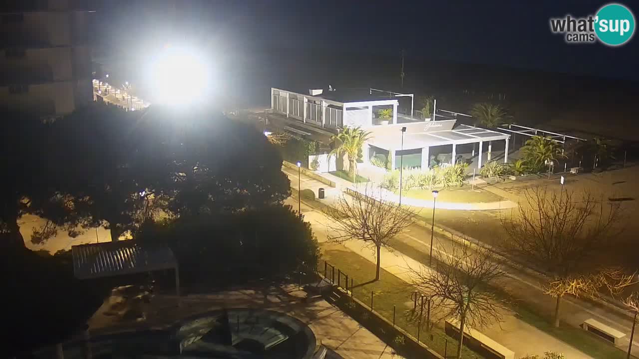 Webcam en vivo playa Bibione – vista desde Ashanti ApartHotel