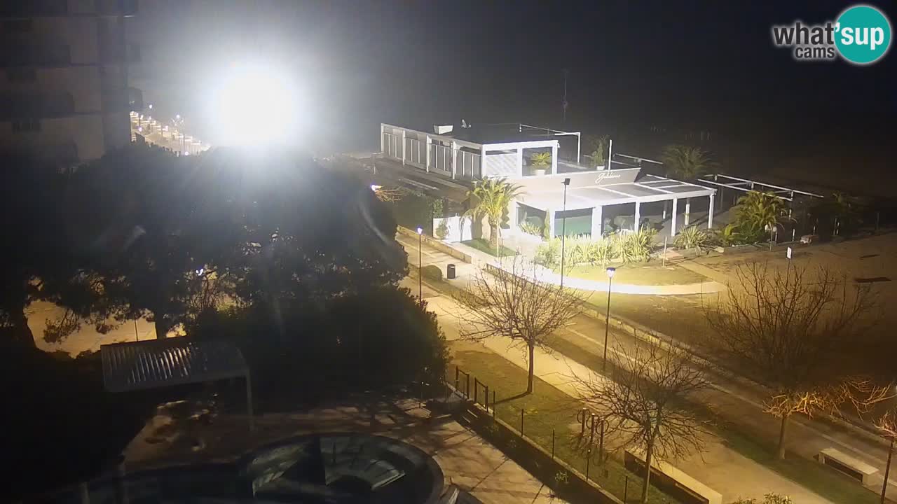 Webcam en vivo playa Bibione – vista desde Ashanti ApartHotel