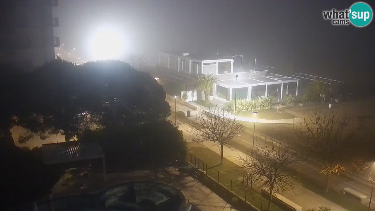 Webcam en vivo playa Bibione – vista desde Ashanti ApartHotel