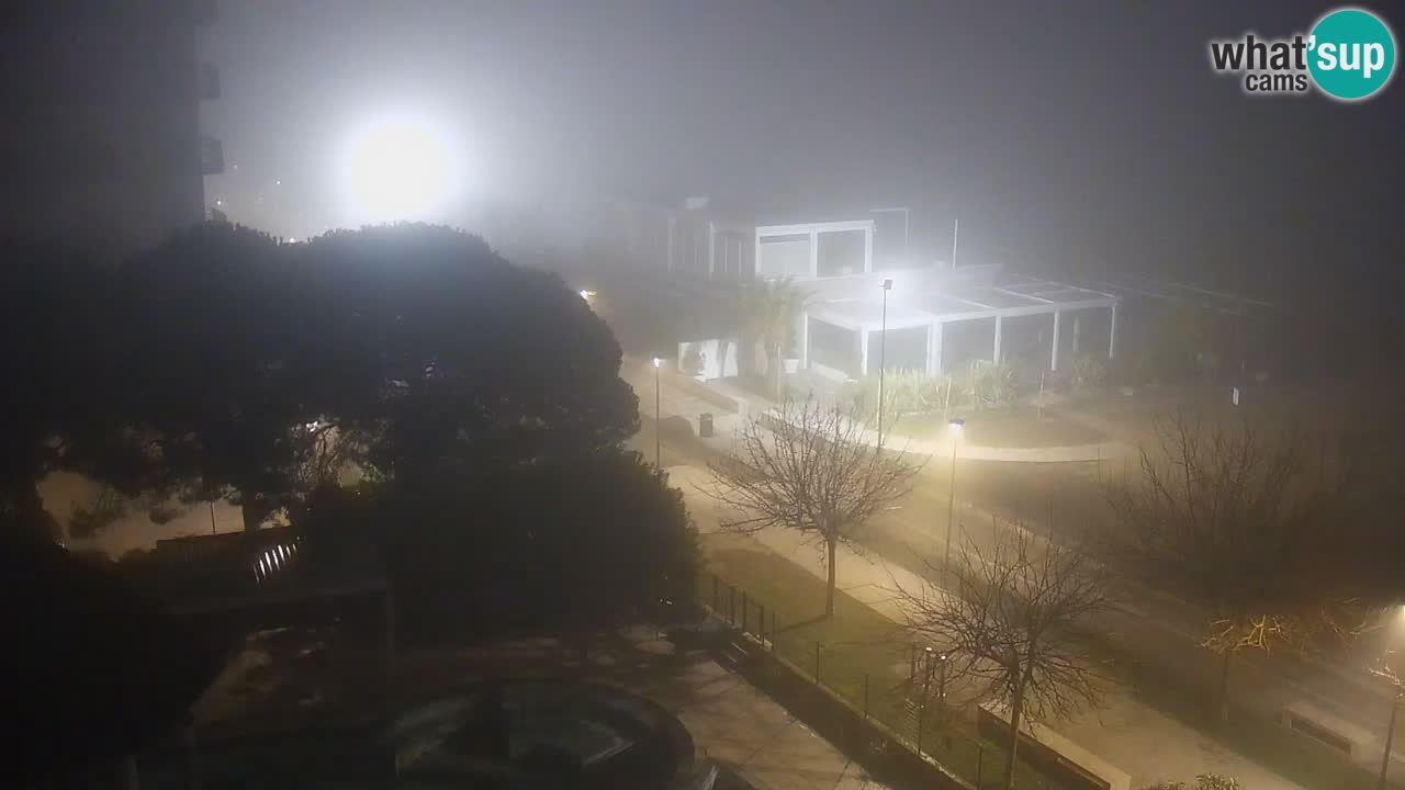 Web kamera Bibione plaža – pogled sa Ashanti ApartHotela