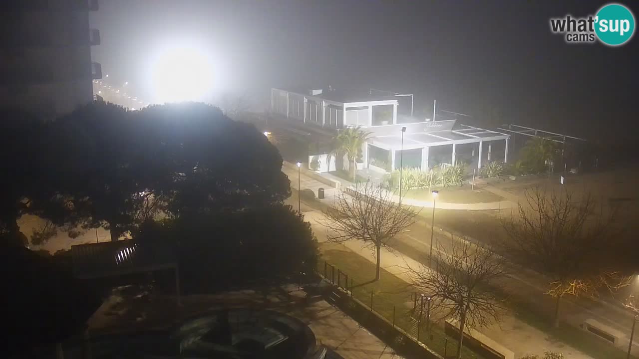 Web kamera Bibione plaža – pogled sa Ashanti ApartHotela