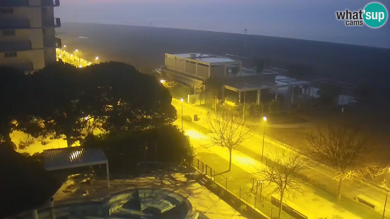 Web kamera Bibione plaža – pogled sa Ashanti ApartHotela