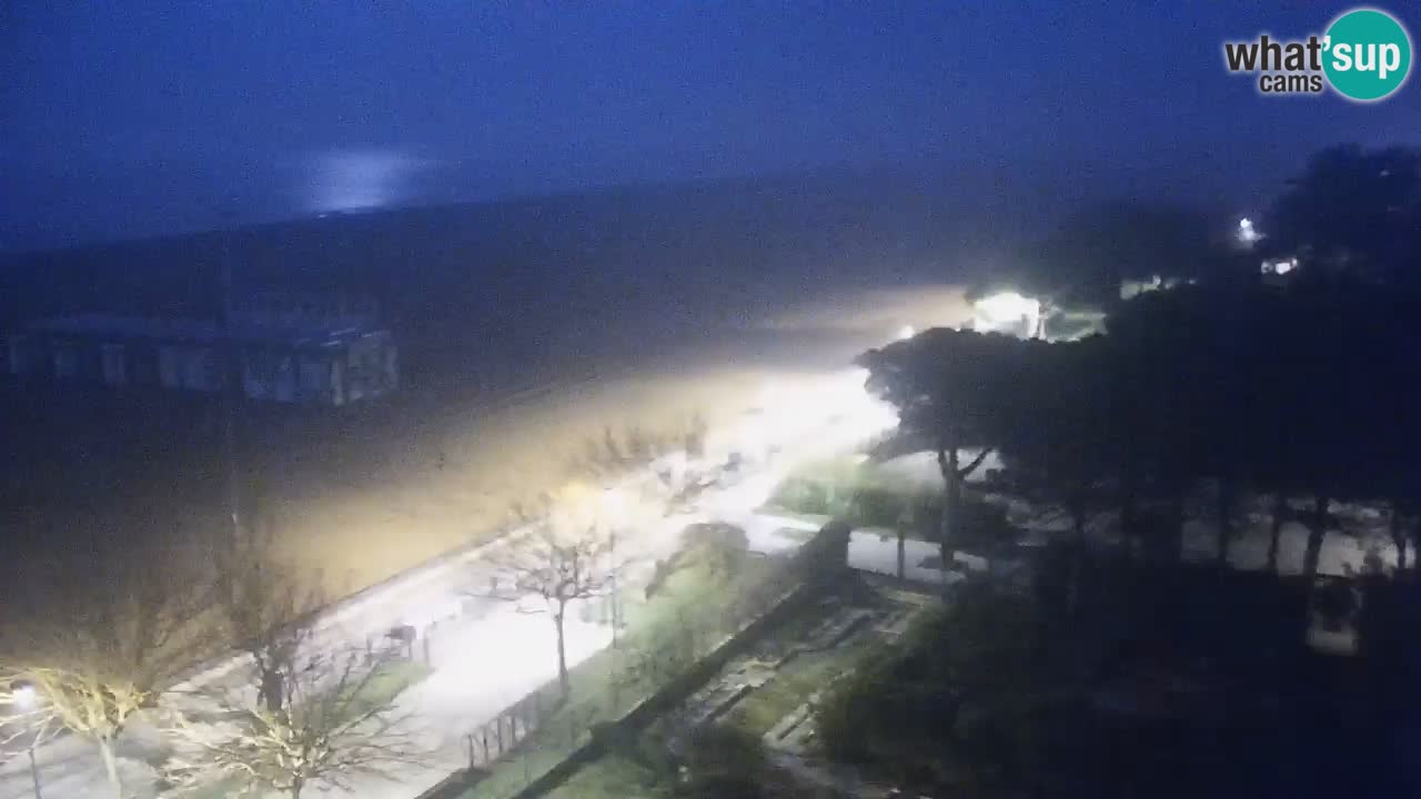 Web kamera Bibione plaža – pogled sa Ashanti ApartHotela