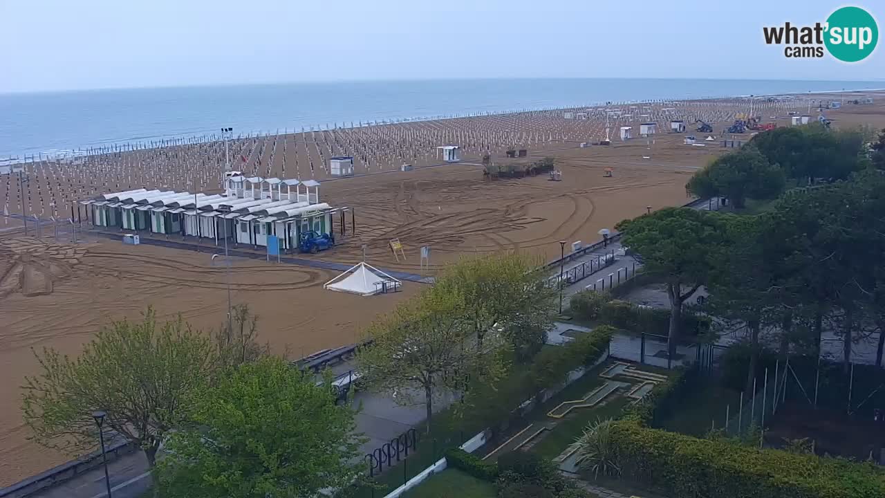 Webcam en vivo playa Bibione – vista desde Ashanti ApartHotel