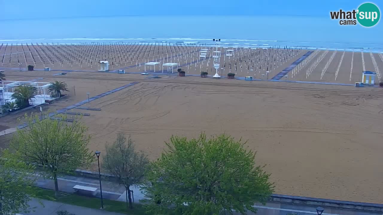 Webcam en direct plage de Bibione – vue depuis Ashanti ApartHotel