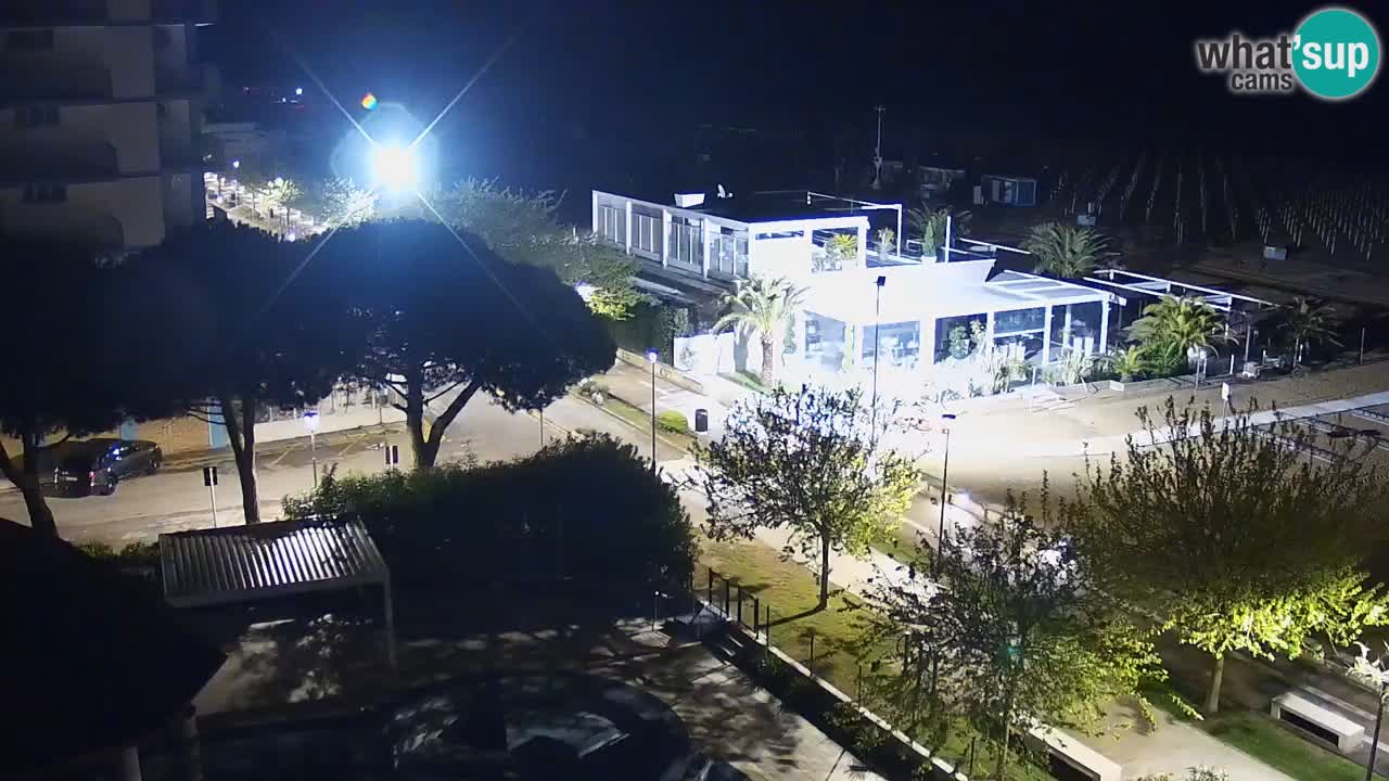 Webcam en vivo playa Bibione – vista desde Ashanti ApartHotel
