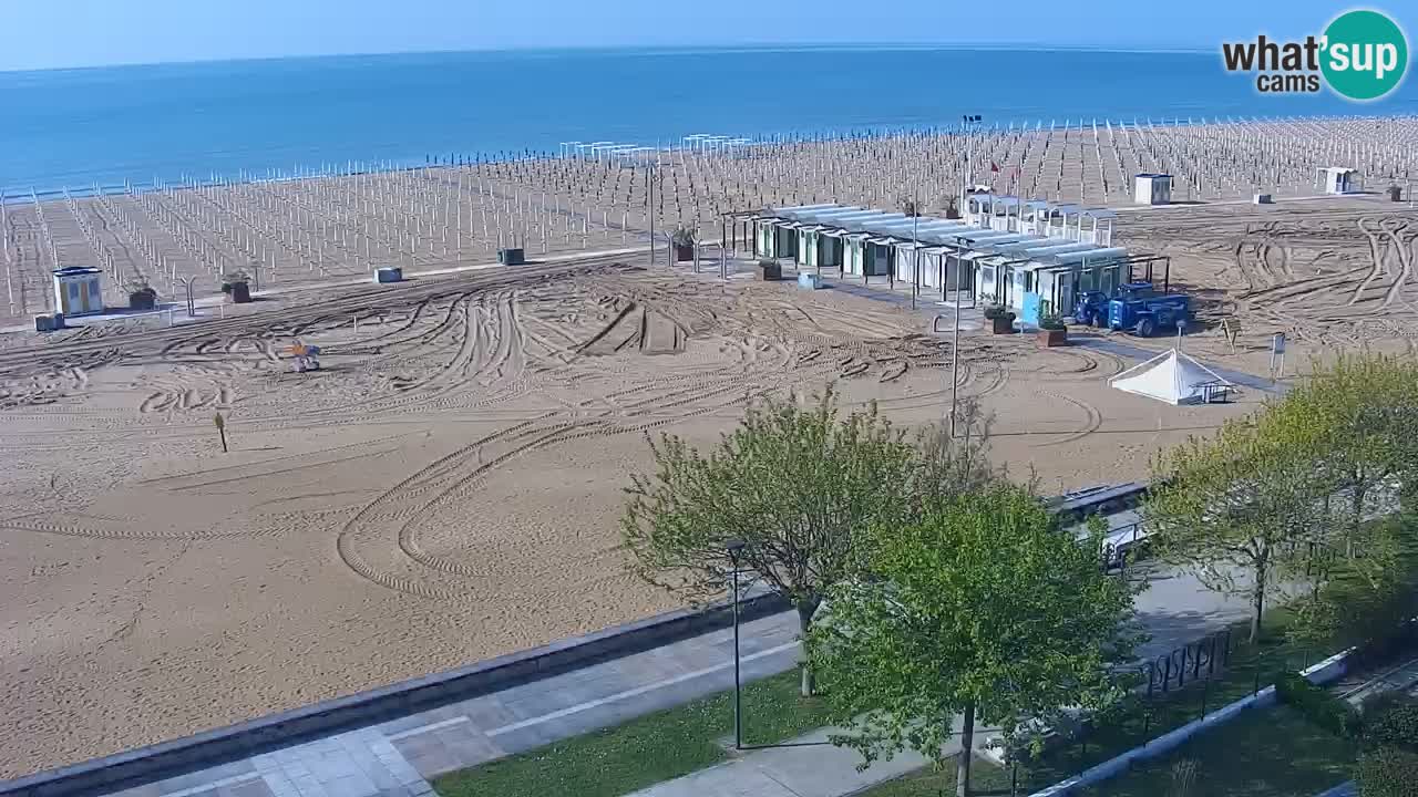 Web kamera Bibione plaža – pogled sa Ashanti ApartHotela