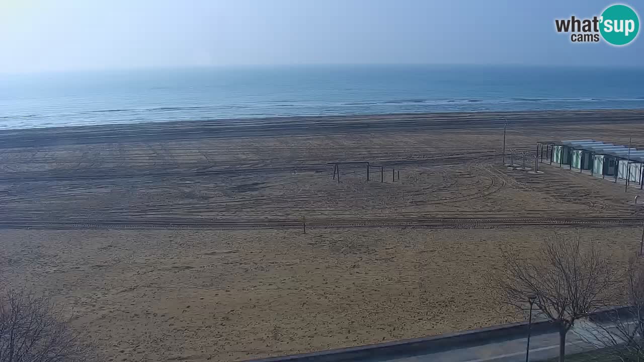 Spletna kamera Bibione plaža – pogled iz Ashanti ApartHotela