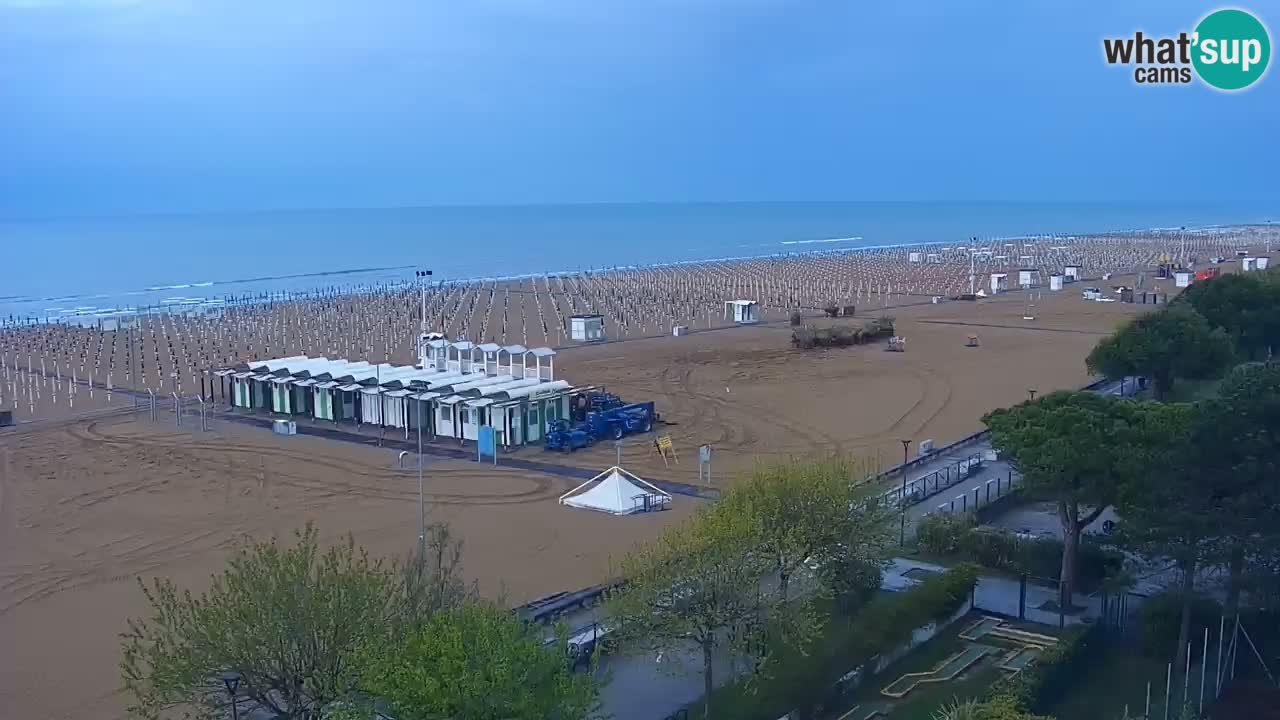 Webcam en vivo playa Bibione – vista desde Ashanti ApartHotel