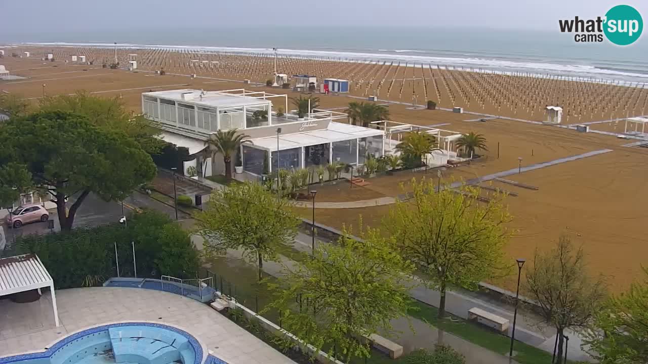 Web kamera Bibione plaža – pogled sa Ashanti ApartHotela