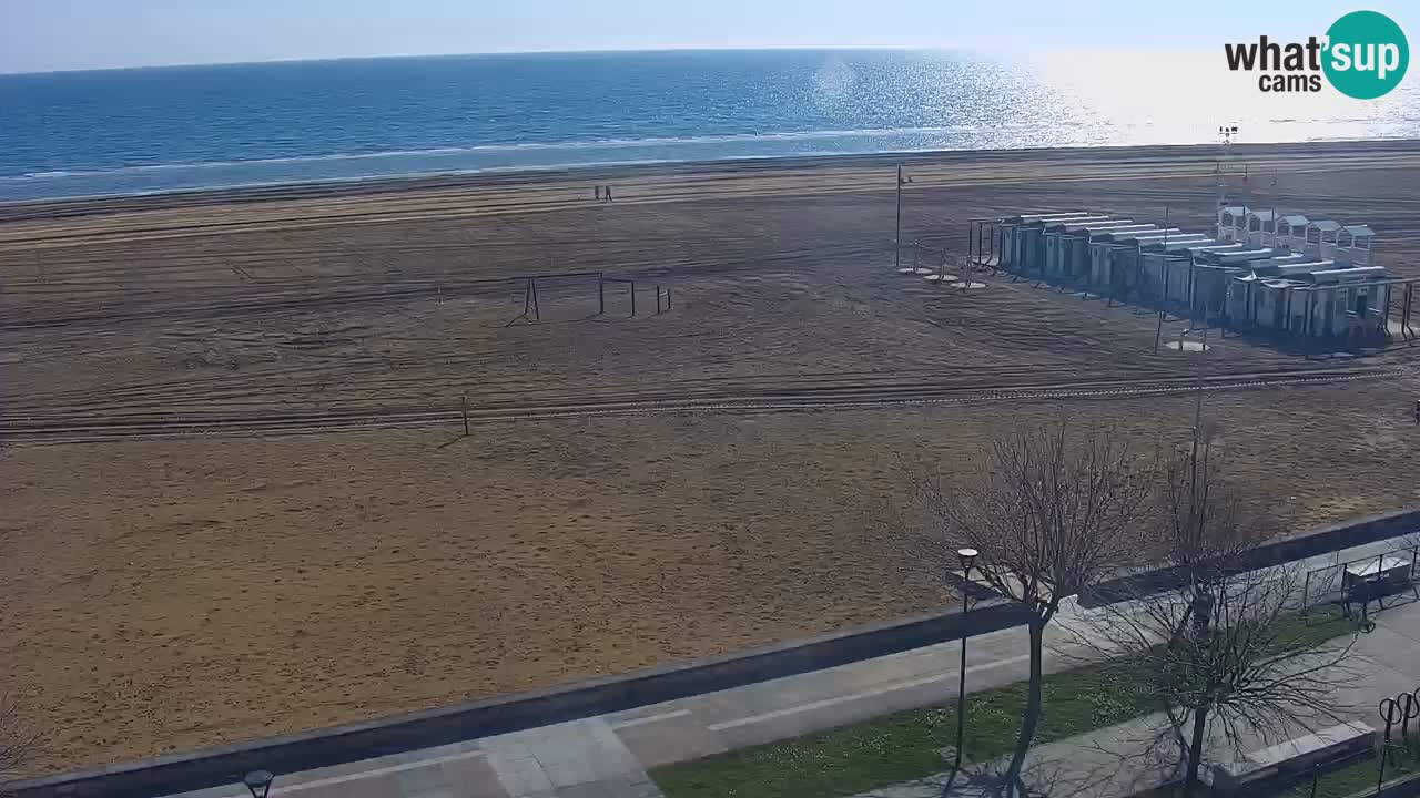 Webcam en direct plage de Bibione – vue depuis Ashanti ApartHotel