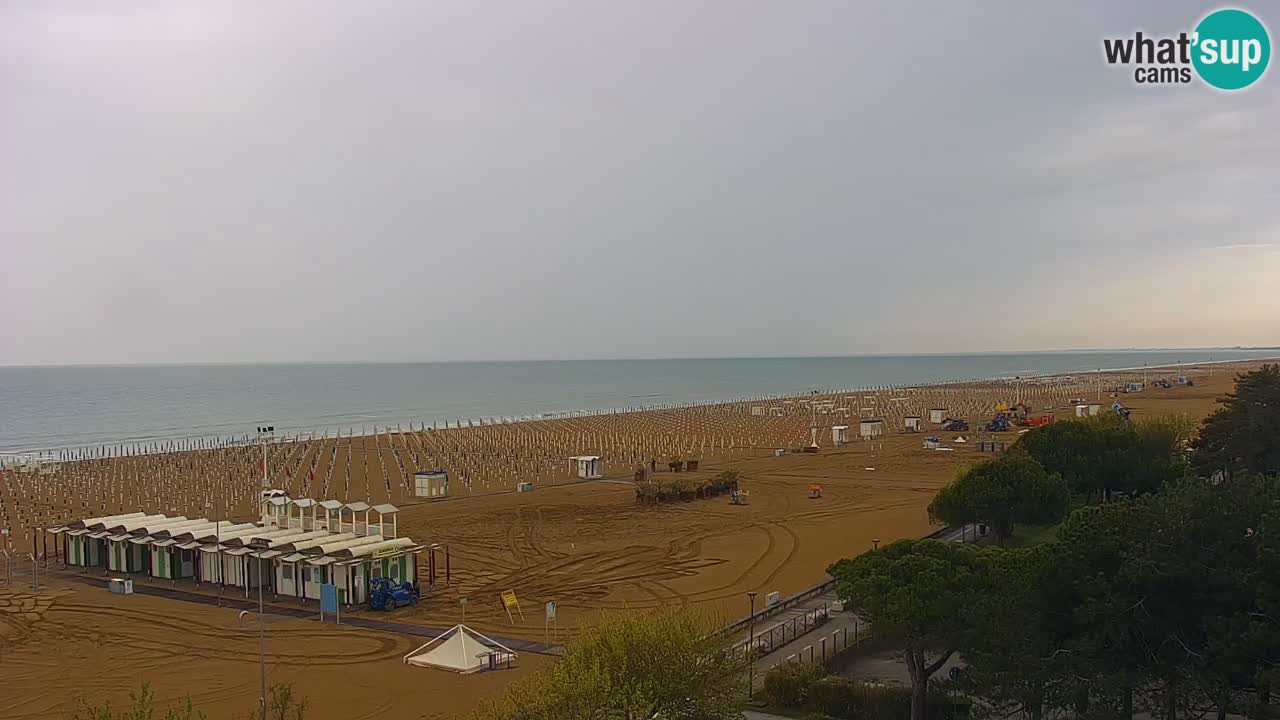 Web kamera Bibione plaža – pogled sa Ashanti ApartHotela