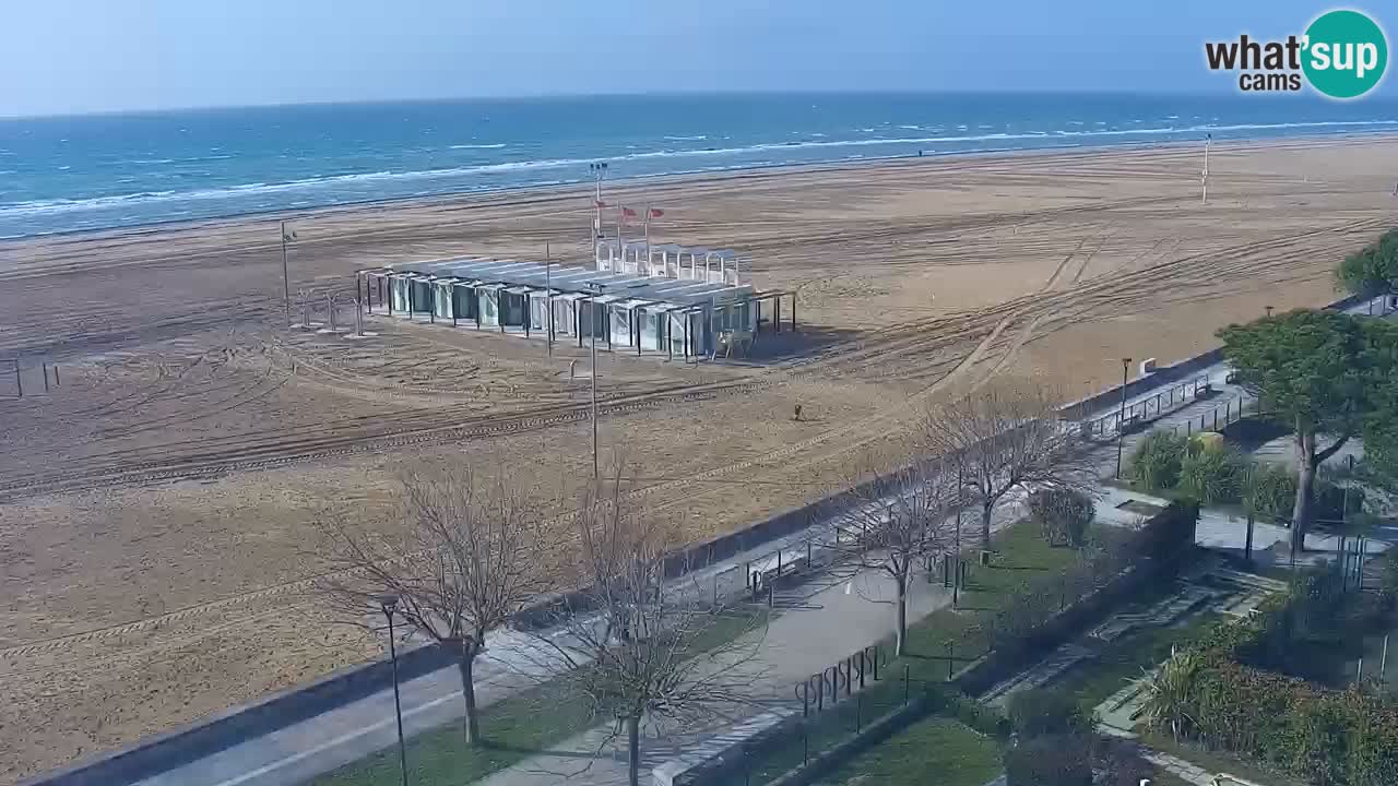 Web kamera Bibione plaža – pogled sa Ashanti ApartHotela