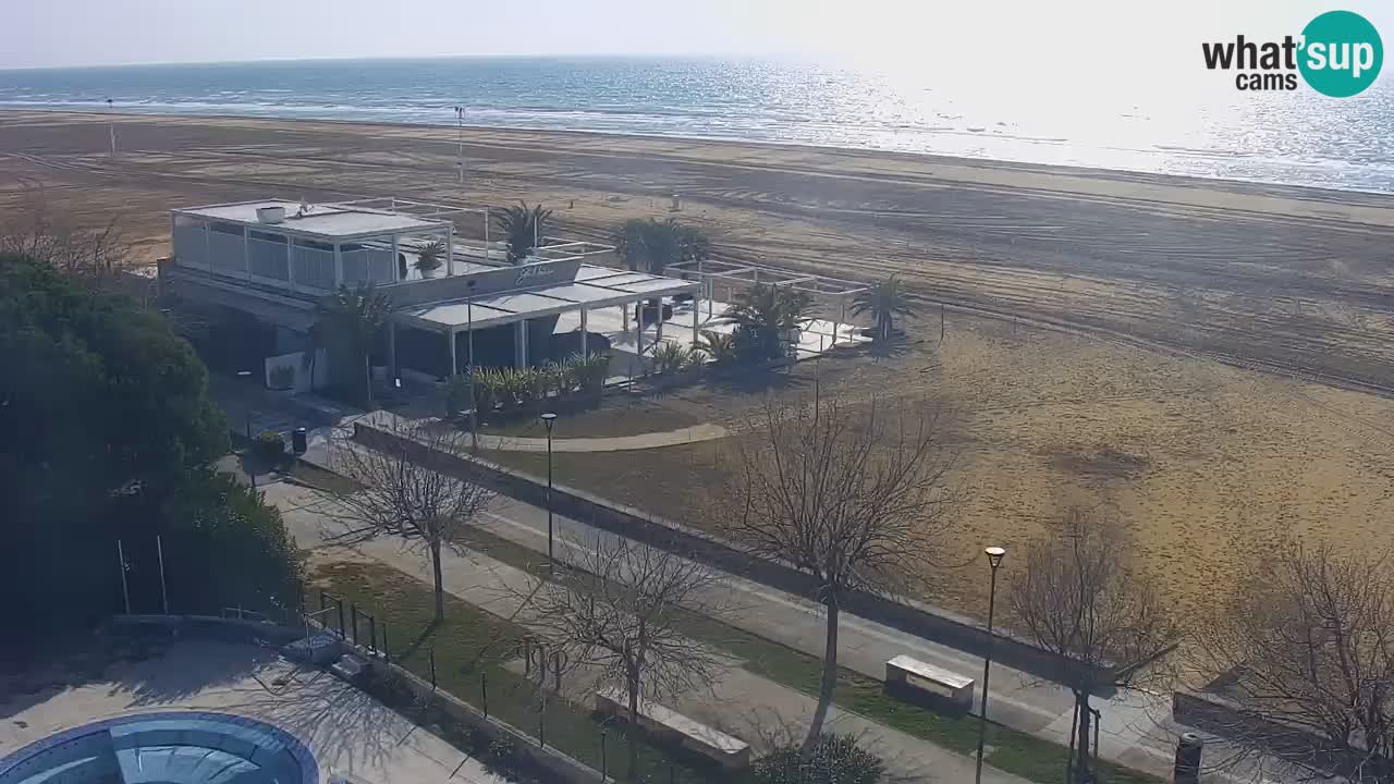 Web kamera Bibione plaža – pogled sa Ashanti ApartHotela