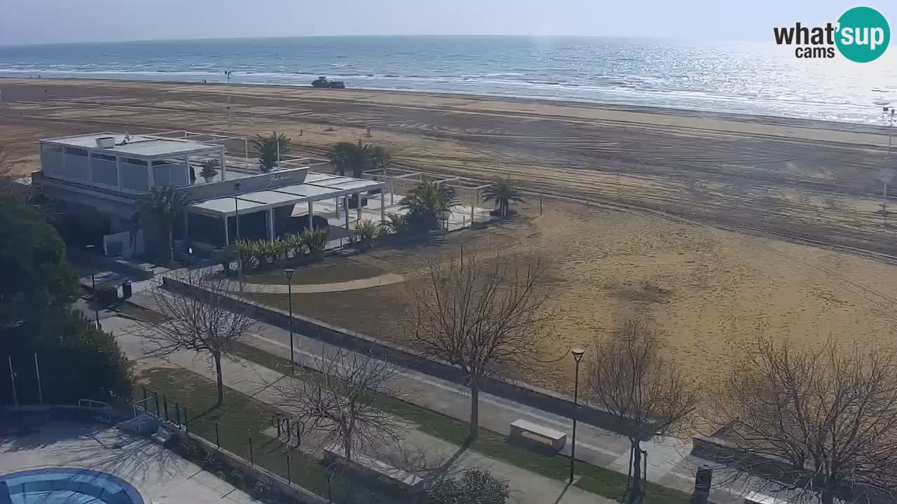 Webcam en vivo playa Bibione – vista desde Ashanti ApartHotel
