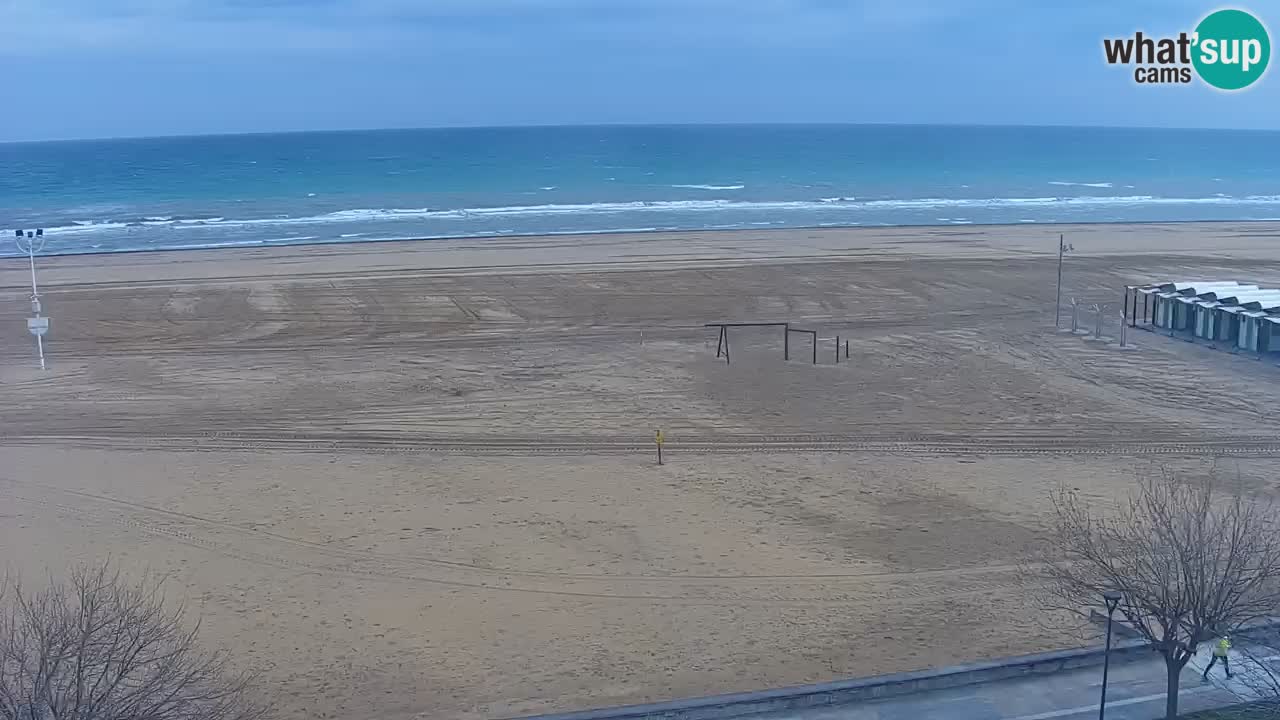 Webcam en direct plage de Bibione – vue depuis Ashanti ApartHotel