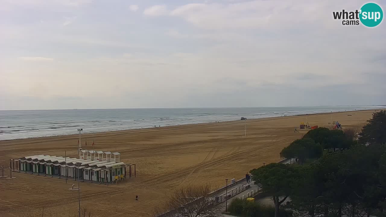 Webcam en direct plage de Bibione – vue depuis Ashanti ApartHotel