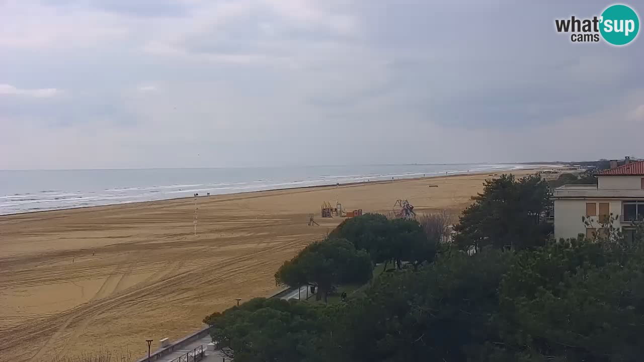 Web kamera Bibione plaža – pogled sa Ashanti ApartHotela