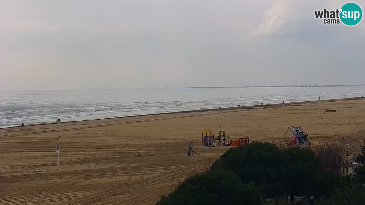 Webcam en vivo playa Bibione – vista desde Ashanti ApartHotel