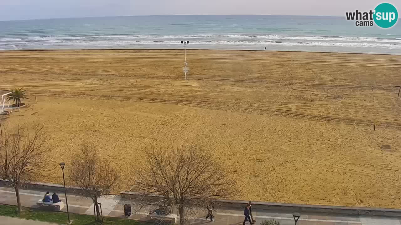 Web kamera Bibione plaža – pogled sa Ashanti ApartHotela