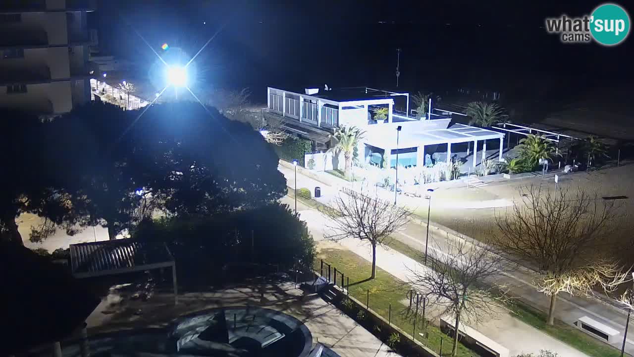 Webcam en direct plage de Bibione – vue depuis Ashanti ApartHotel