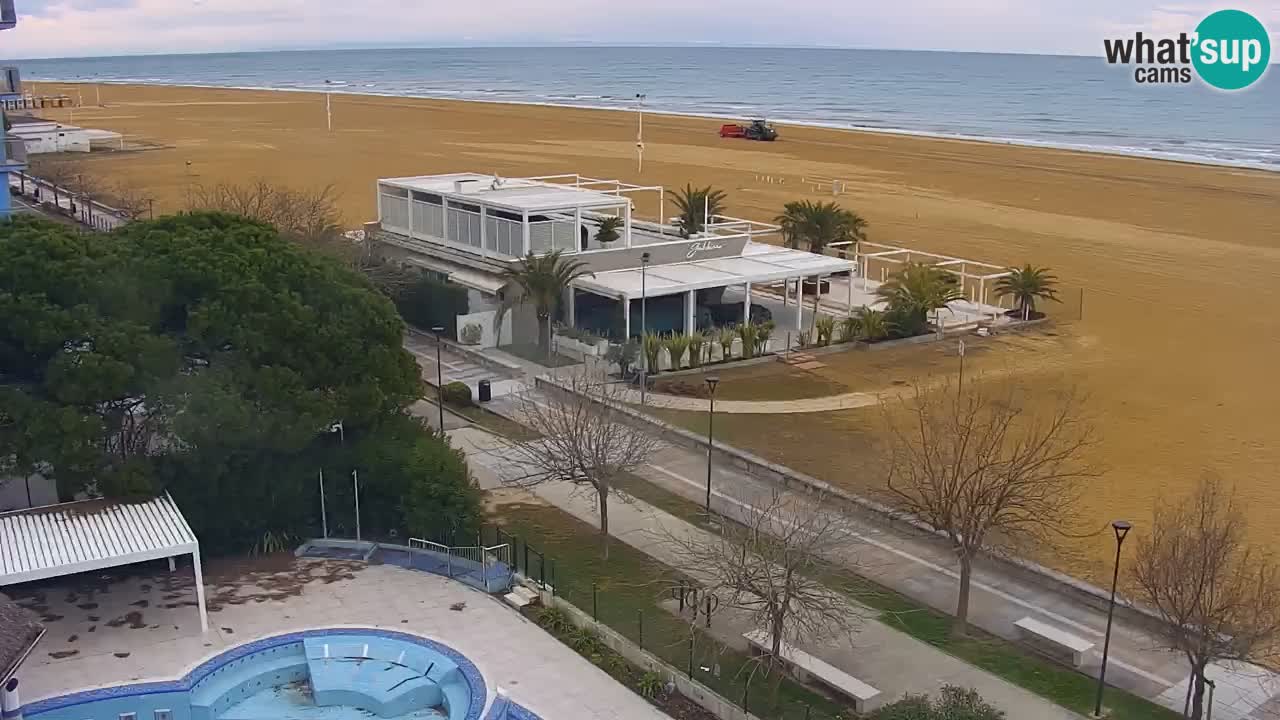 Webcam en vivo playa Bibione – vista desde Ashanti ApartHotel