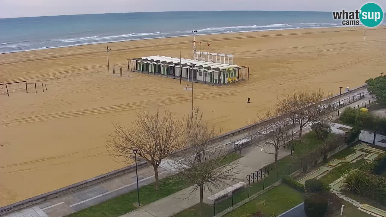 Webcam en vivo playa Bibione – vista desde Ashanti ApartHotel