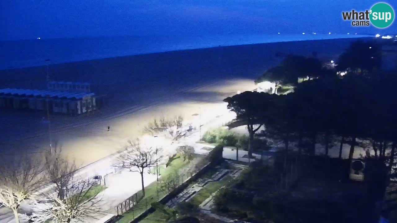 Webcam en vivo playa Bibione – vista desde Ashanti ApartHotel