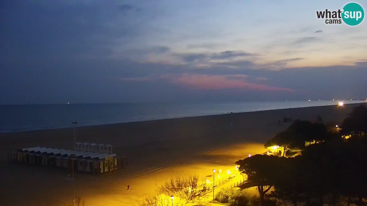 Webcam en vivo playa Bibione – vista desde Ashanti ApartHotel