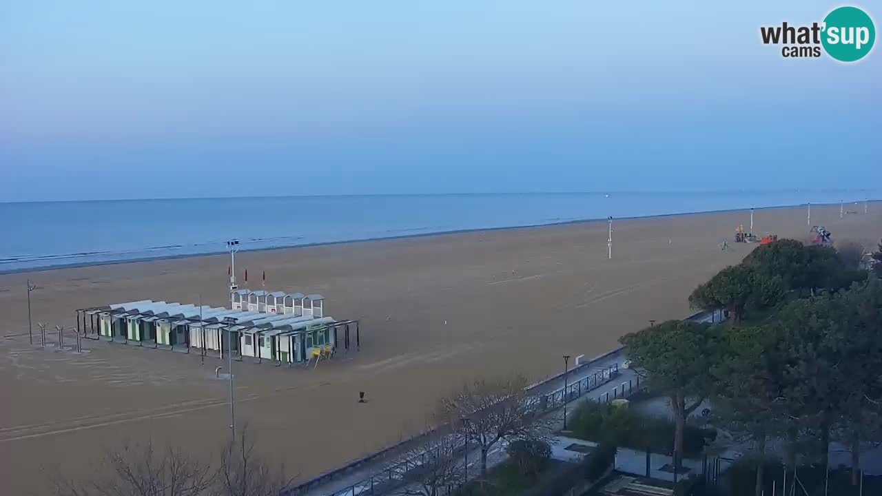 Webcam en direct plage de Bibione – vue depuis Ashanti ApartHotel